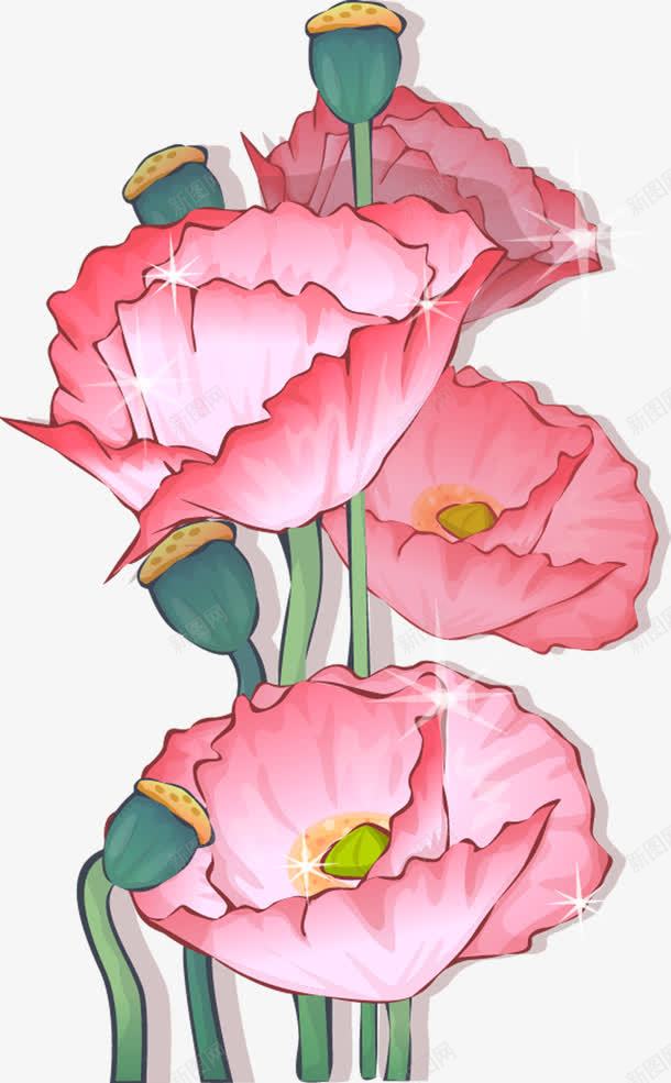 粉色荷花png免抠素材_新图网 https://ixintu.com 中国风 工笔荷花 彩色工笔画 彩色水墨 手绘藕 水墨 荷花 莲藕