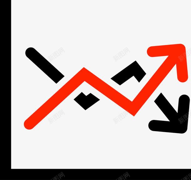 波动箭头png免抠素材_新图网 https://ixintu.com 上升 中式窗纹 商务 波动图 科技 箭头 箭头涨价 股票 走势图 走向 走线 金融信息图表