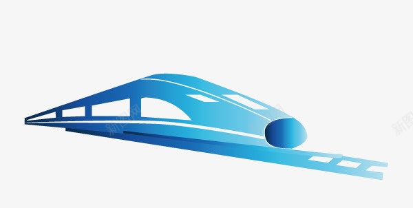 复兴号手绘卡通高铁png免抠素材_新图网 https://ixintu.com 元素 和谐号 复兴号 线条 高铁