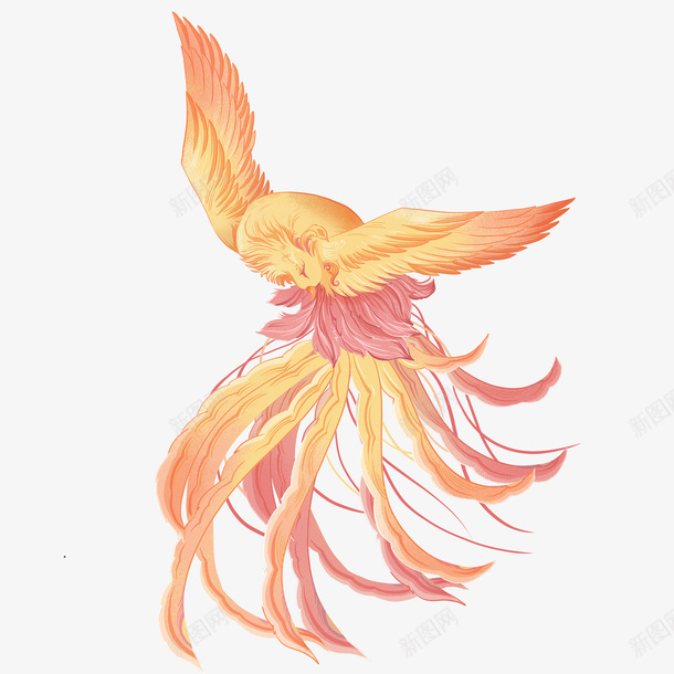 神兽凤凰百鸟之王火凤凰凤求凰psd免抠素材_新图网 https://ixintu.com 凤凰 凤凰图腾 凤凰手绘 涅槃重生 火凤凰 百鸟之王 神兽