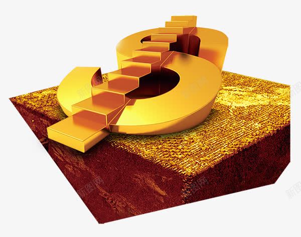 金融台阶上的金币符号png免抠素材_新图网 https://ixintu.com 企业文化 商务 梯级 理财 财富 货币 金融台阶上的金币符号 钱币