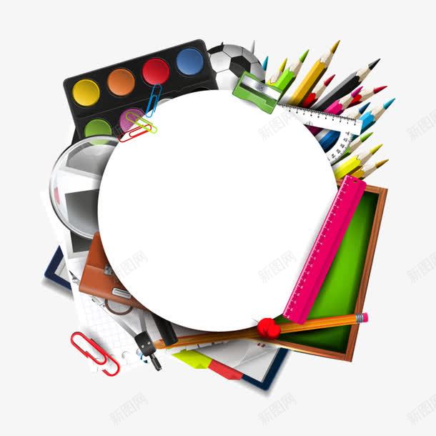 学生用品png免抠素材_新图网 https://ixintu.com 学生用品 尺子 绘画工具 铅笔