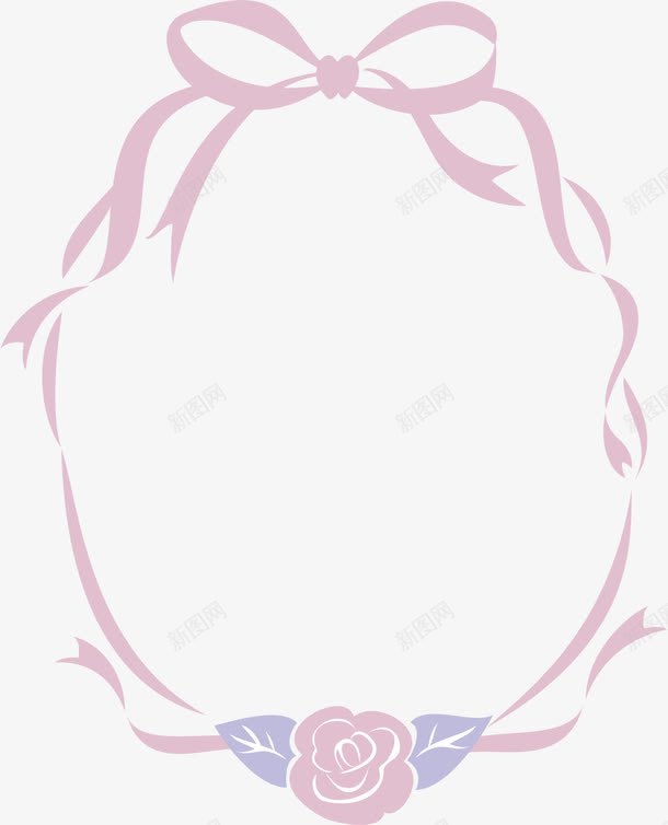 粉色蝴蝶结边框矢量图ai免抠素材_新图网 https://ixintu.com AI 丝带 卡通 圆形 手绘 粉色 蝴蝶结 边框 矢量图