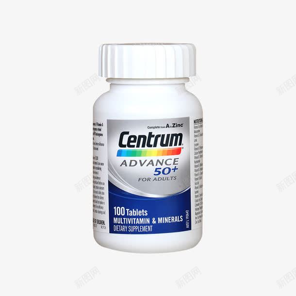 Centrum善存升级版复合维生素png免抠素材_新图网 https://ixintu.com 保健品 笔刷 素材 维生素 美国 美国进口