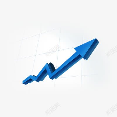 箭头png免抠素材_新图网 https://ixintu.com PPT素材 上升 上涨 箭头