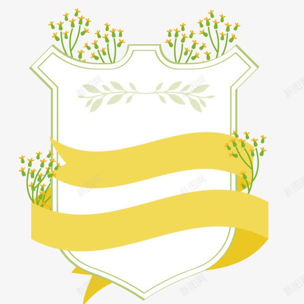 植物条幅狂框架矢量图ai免抠素材_新图网 https://ixintu.com 展板 展示 底纹 形状 模型 艺术 花纹 矢量图