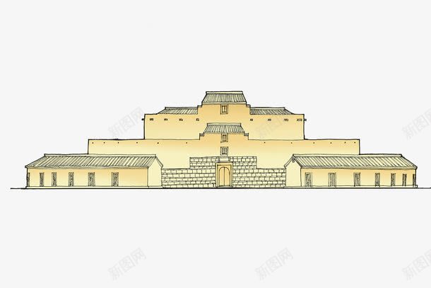 中国传统建筑客家文化客家建筑立png免抠素材_新图网 https://ixintu.com 中国传统建筑客家文化客家建筑立面图PNG免费下载 中国文化 中国风 客家建筑 少数名族 建筑图 手绘