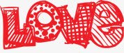 love红色手绘字母png免抠素材_新图网 https://ixintu.com love 字母 手绘 红色