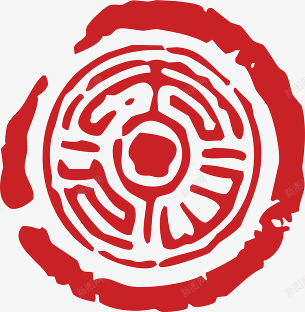 圆形的卡通红色章子矢量图ai免抠素材_新图网 https://ixintu.com 中式章子 卡通红色章子 古典红色章子 古风章子 圆圈 形状 红色章子 矢量图