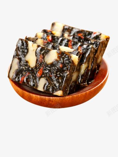 阿胶红枣糕png免抠素材_新图网 https://ixintu.com 美食 补品 食品 食物