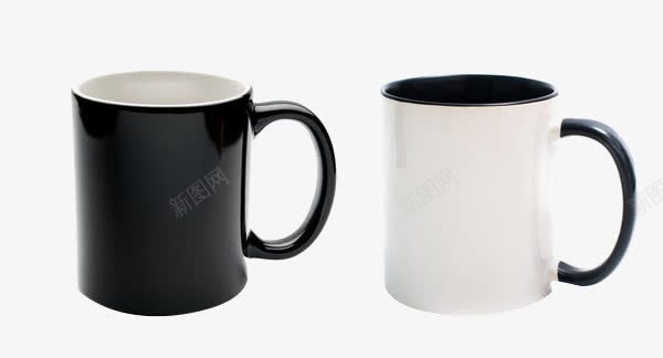情侣水杯png免抠素材_新图网 https://ixintu.com 变色杯 喝水必备 喝茶器皿 容器 带手把 杯子 水杯 瓷器 盛放液体 茶杯 茶杯器皿 陶瓷