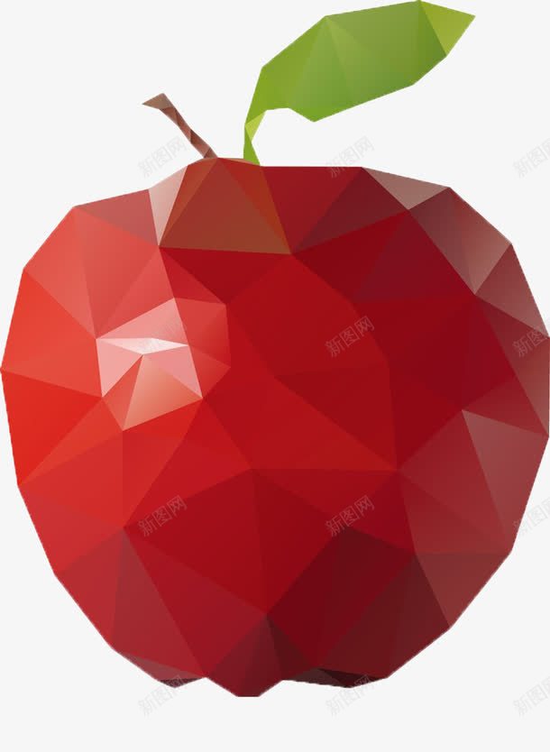 清新浪漫唯美时尚创意苹果水果叶图标png_新图网 https://ixintu.com 切割 抽象苹果 水晶 水晶苹果logo图标下载 水果 红色 纺织logo 苹果 苹果五代 苹果公司 苹果手机 苹果手表 苹果电脑 钻石质感