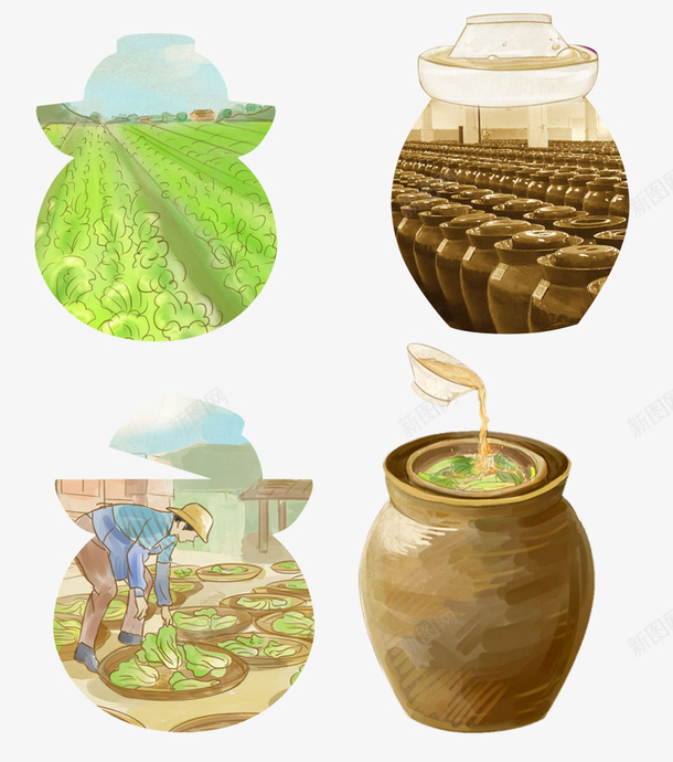 手绘统一老坛酸菜面生产过程psd免抠素材_新图网 https://ixintu.com 农作物 坛子 手绘 生产 盐巴 盐酸菜 统一方便面 老坛酸菜面 酸爽 酸菜