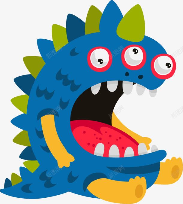 怪物字母Cpng免抠素材_新图网 https://ixintu.com C png图形 png装饰 字母 怪物 蓝色 装饰