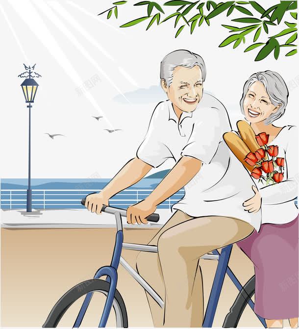 老人png免抠素材_新图网 https://ixintu.com 金婚纪念 健康 关爱老人 卡通人物 夕阳红 老人 金婚纪念