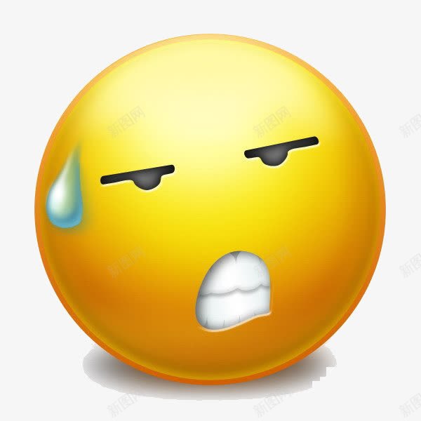 遗憾表情包png免抠素材_新图网 https://ixintu.com 卡通 滴汗 表情包 遗憾 遗憾表情