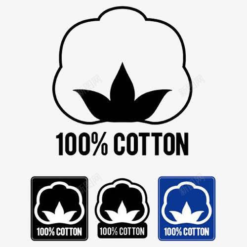 百分之百纯棉标识图标png_新图网 https://ixintu.com 亲肤舒适 标识 棉花 百分之百 纯棉