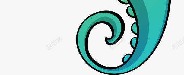 卡通绿色海马png免抠素材_新图网 https://ixintu.com 免抠PNG 卡通 可爱 气泡 海马 渐变 绿色
