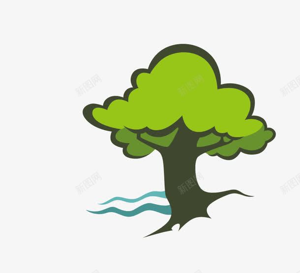 卡通自然山水LOGO图标png_新图网 https://ixintu.com LOGO 卡通 山水 自然