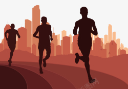 福州城市logo城市运动跑步背景高清图片