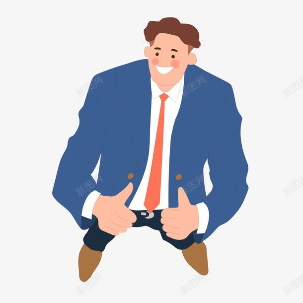 卡通人赞美手势png免抠素材_新图网 https://ixintu.com 人物 卡通 手势 立体 站立 纹理 纹路 线条 表扬 质感 赞美 鼓励