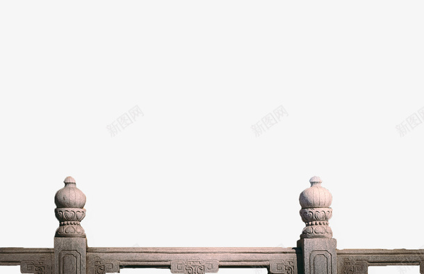 中国古典栏杆png免抠素材_新图网 https://ixintu.com 中国风 建筑 栏杆 雅致