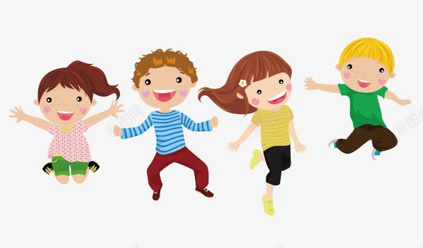 卡通小朋友png免抠素材_新图网 https://ixintu.com 上学 卡通小孩 同学 小孩 小朋友 幼儿园 开学季 开心