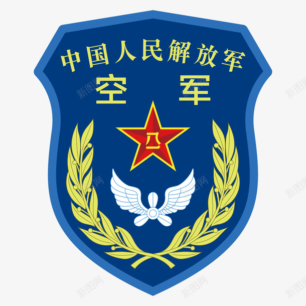 com 徽标 标志 空军 空军军衔 臂标 臂章