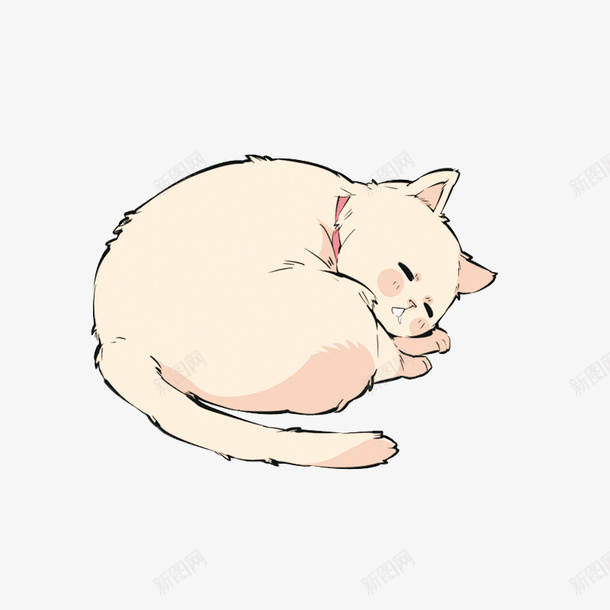 小清新海报设计 手绘动物头像 猫咪 萌萌哒的小动物 装饰卡通