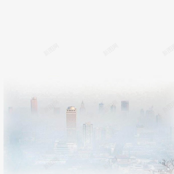 雾霾城市空气污染png免抠素材_新图网 https://ixintu.com 城市 城市剪影 大气污染 污染 空气污染 雾霾 雾霾城市