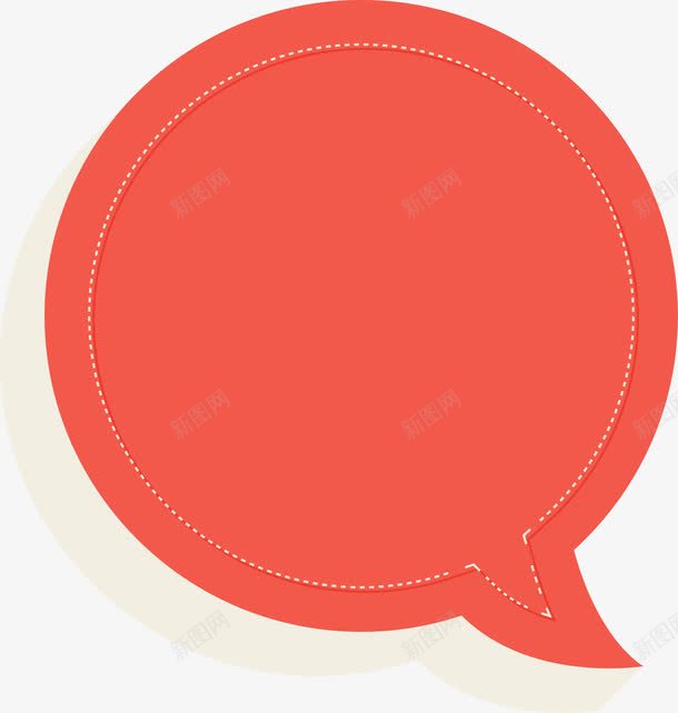 彩色纸质语言气泡矢量图ai免抠素材_新图网 https://ixintu.com 水玉点语言气泡对话框 红色 矢量图