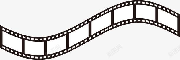 黑白电影胶片png免抠素材_新图网 https://ixintu.com 影片 影视 电影 胶卷
