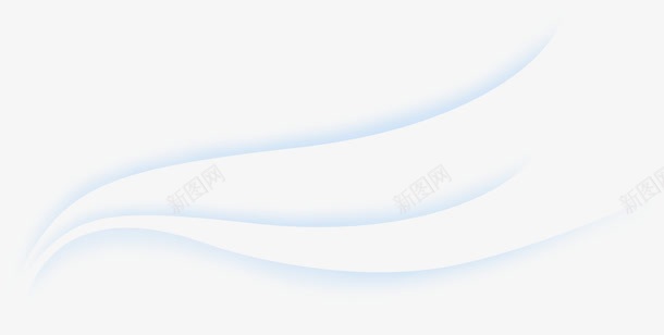 手绘蓝色文艺光效线条png免抠素材_新图网 https://ixintu.com 文艺 线条 蓝色