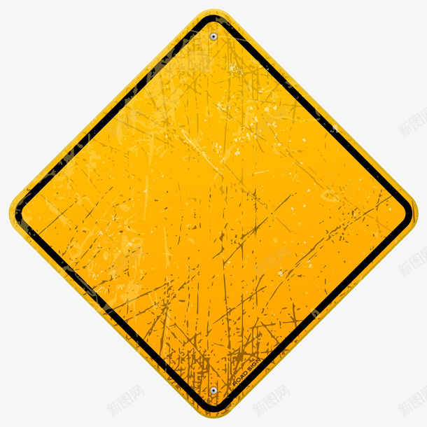 黄色交通路牌png免抠素材_新图网 https://ixintu.com 交通路牌 古物 废铁 生锈 生锈铁板 金属 金属制品 铁器 铁锈 黄色