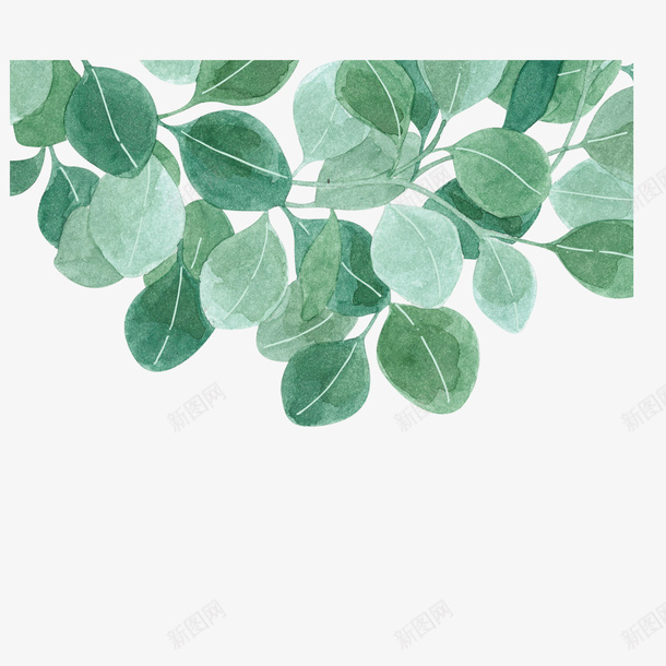 叶子装饰案矢量图ai免抠素材_新图网 https://ixintu.com 卡通 叶子 植物 渐变 纹理 纹路 绿色 装饰 质感 阴影 矢量图