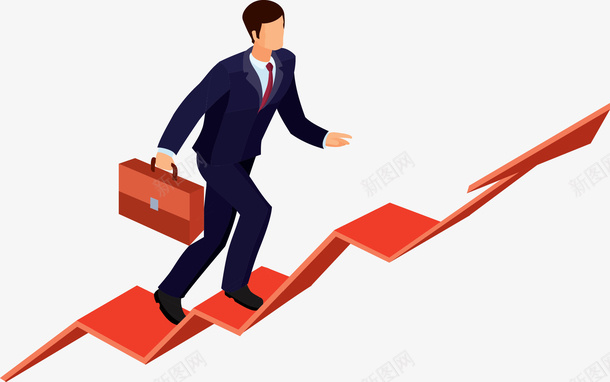努力向上爬的职员图矢量图ai免抠素材_新图网 https://ixintu.com 办公 卡通 员工 商务办公 商务场景 手绘 白领 职员 职场 矢量图