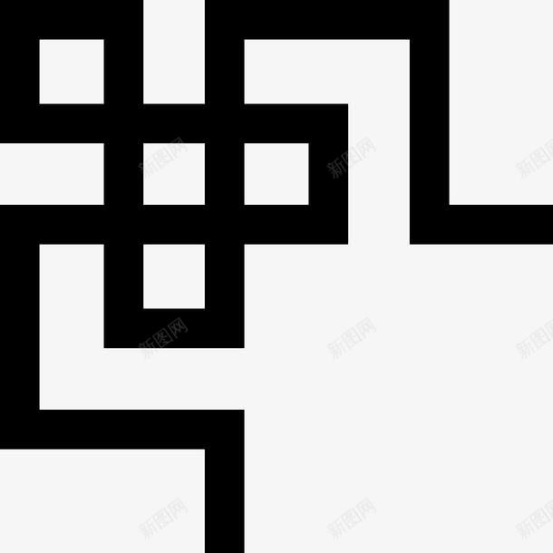 中国图腾窗花png免抠素材_新图网 https://ixintu.com 中国吉祥图腾 印花 吉祥图腾 回 回型 回型图案 图腾 祥云 窗花 绘图腾 花纹