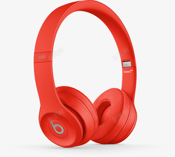 实物橙红色头戴式魔声耳机png免抠素材_新图网 https://ixintu.com Beat Beats hifi耳机 产品实物 奢侈品耳机 立体声耳机 高端耳机 魔声耳机