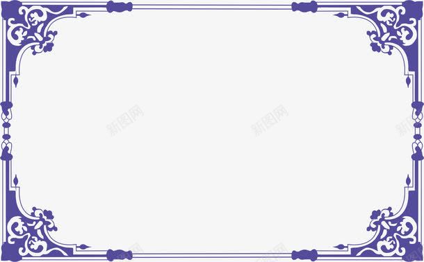 蓝色边框png免抠素材_新图网 https://ixintu.com 卡通 圆形提示边框 小提示边框 提示边框 温馨提示边框 特别提示边框 蓝色