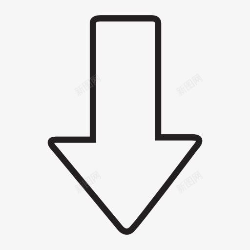 向下箭头icon图标png_新图网 https://ixintu.com