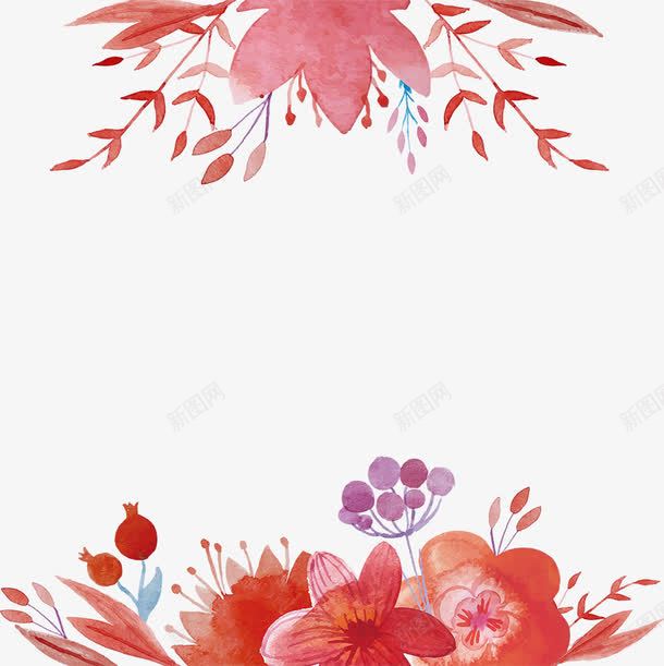 手绘粉色花卉背景png免抠素材_新图网 https://ixintu.com 图案设计 墙纸图案 家纺图案 干笔画花纹 手绘花纹图案 水彩花纹图案 简洁图案 绘画书法 装饰花纹