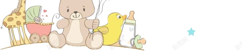 手绘小星星母婴品牌psd设计背景_新图网 https://ixintu.com 卡通 可爱 小星星 手绘 母婴品牌 浅色系 浅蓝色 清新 简约