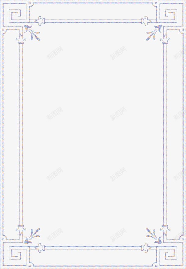 线条边框矢量图ai免抠素材_新图网 https://ixintu.com 可爱边框 复古边框 欧式边框 矢量边框 边框 矢量图