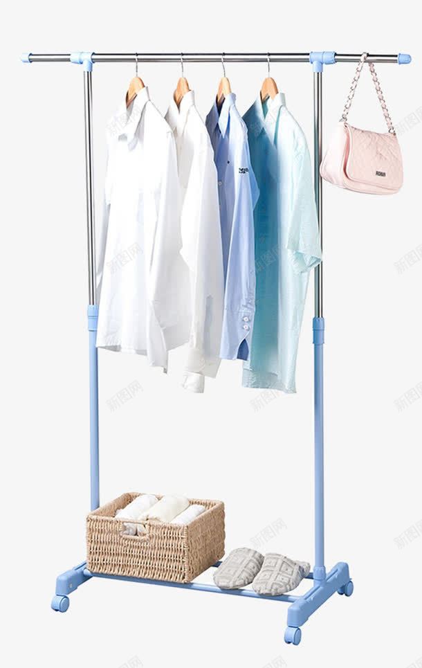 家用晾衣架png免抠素材_新图网 https://ixintu.com 产品实物 凉挂衣架 室内挂衣架 晾衣架 落地 衣服架晒衣架