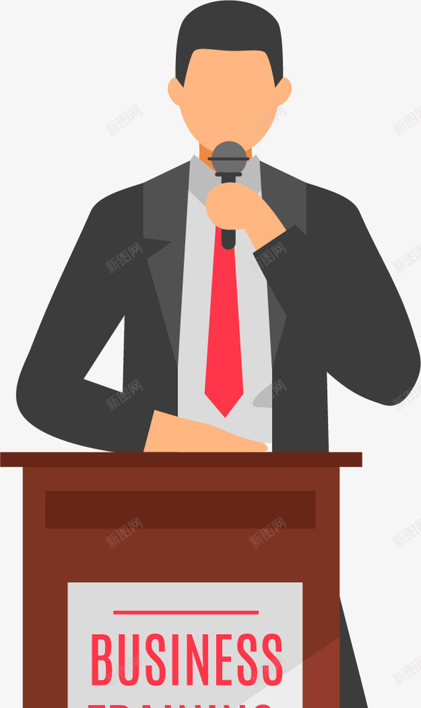 卡通演讲人物png免抠素材_新图网 https://ixintu.com 卡通人物 商务 学习 工作 教育 讲师 讲师介绍 讲课