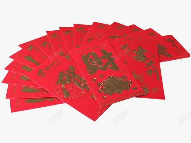 印字红包皮png免抠素材_新图网 https://ixintu.com 习俗 产品实物 大吉利 红包 纸制品