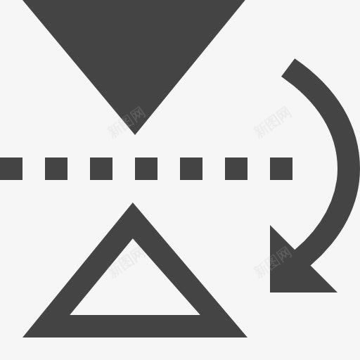 翻转图标png_新图网 https://ixintu.com 三角形 反过来 多媒体选项 箭头