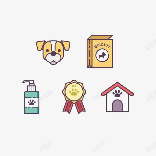 简洁卡通狗掌印宠物狗用品png免抠素材_新图网 https://ixintu.com 卡通 卡通饼干 宠物 宠物洗护用品 宠物用品 狗 狗屋 狗掌 狗掌印 狗爪 狗窝 狗饼干 简洁 简约