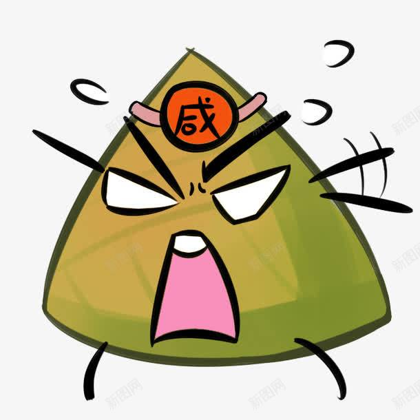 绿色卡通咸粽子节日元素png免抠素材_新图网 https://ixintu.com 免抠PNG 卡通 咸粽子 端午简笔画 端午节 粽子 绿色 节日 节日元素 表情粽 装饰图案