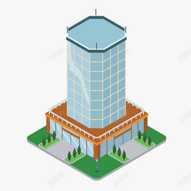 公司大厦案矢量图ai免抠素材_新图网 https://ixintu.com 光泽 卡通 大厦 屋子 房屋 手绘 树木 立体 纹理 纹路 装饰 质感 高楼 矢量图